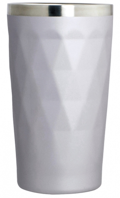 Lus-cube タンブラー400ml　シルバー